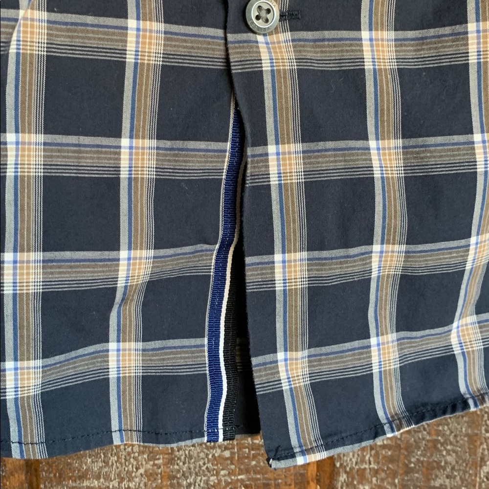 Banana Republic mens button up shirt size small navy preppy business casual - Picture 5 of 11